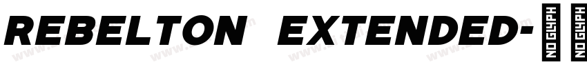Rebelton Extended字体转换